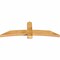 Ekena Millwork Bellingham Rough Sawn Timber Gable Bracket, Western Red Cedar, 72"W x 24"H x 4"D x 6"F, 8/12 Pitch GBW072X24X0406BEL00RWR - alternate 3